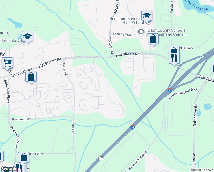 map of restaurants, bars, coffee shops, grocery stores, and more near 3716 Shenfield Drive in Union City