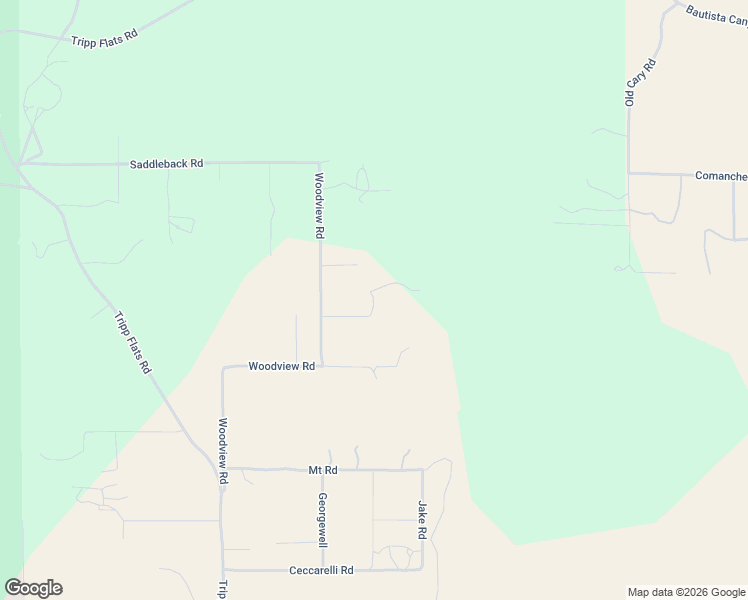 map of restaurants, bars, coffee shops, grocery stores, and more near Quartz Road in Anza