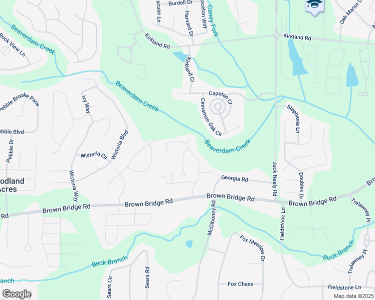 map of restaurants, bars, coffee shops, grocery stores, and more near 15 Robertford Court in Covington