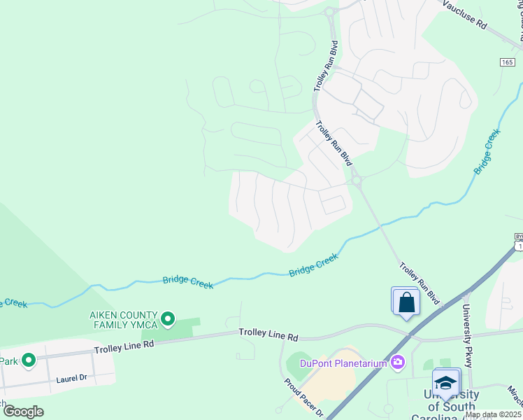 map of restaurants, bars, coffee shops, grocery stores, and more near 345 Anmore Court in Aiken
