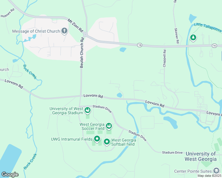 map of restaurants, bars, coffee shops, grocery stores, and more near 1321 Lovvorn Road in Carrollton