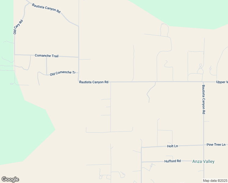 map of restaurants, bars, coffee shops, grocery stores, and more near 54279 Bautista Canyon Road in Anza
