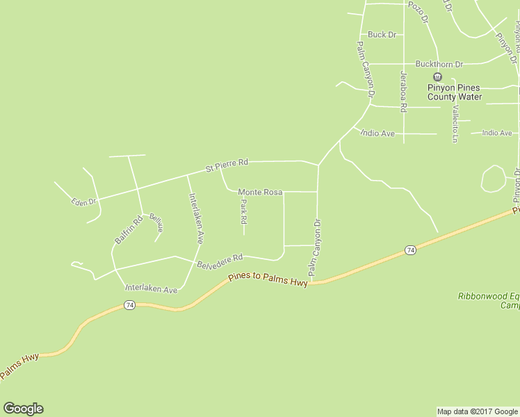 map of restaurants, bars, coffee shops, grocery stores, and more near 64550 Park Road in Mountain Center