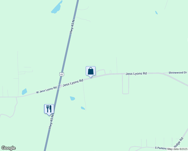 map of restaurants, bars, coffee shops, grocery stores, and more near 331 Jess Lyons Road in Columbus