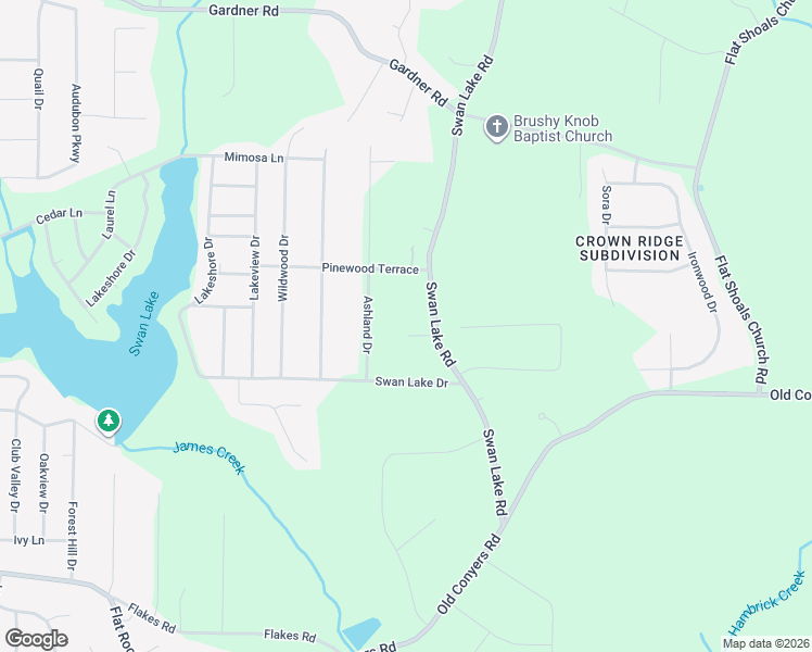 map of restaurants, bars, coffee shops, grocery stores, and more near 239 Swan Lake Road in Stockbridge