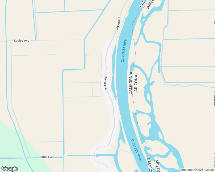 map of restaurants, bars, coffee shops, grocery stores, and more near 1618 Riviera Drive in Blythe