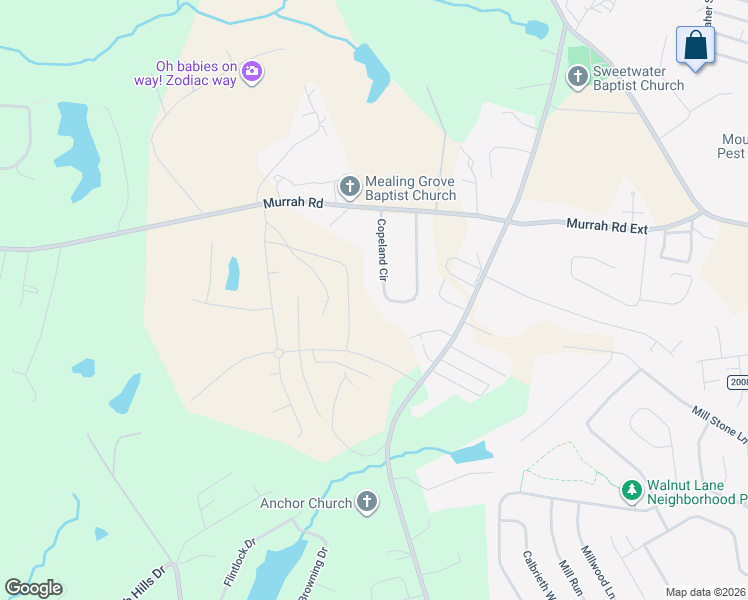 map of restaurants, bars, coffee shops, grocery stores, and more near 29 Copeland Circle in Edgefield
