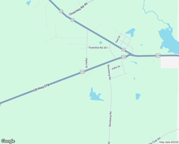 map of restaurants, bars, coffee shops, grocery stores, and more near 134 Ouachita Road 540 in Camden