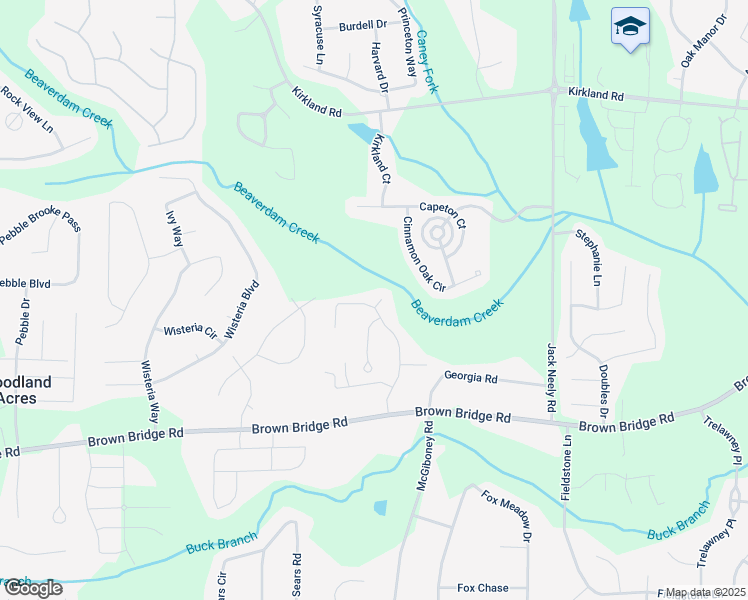 map of restaurants, bars, coffee shops, grocery stores, and more near 60 Adams Drive in Covington