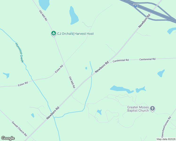 map of restaurants, bars, coffee shops, grocery stores, and more near 2041-2315 Newborn Rd in Rutledge