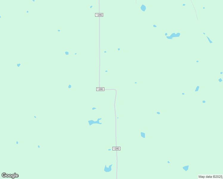 map of restaurants, bars, coffee shops, grocery stores, and more near County Road 1280 in Red River County