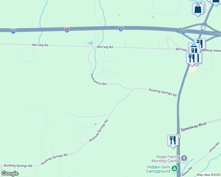 map of restaurants, bars, coffee shops, grocery stores, and more near 418 Thomaston Road in Lincoln