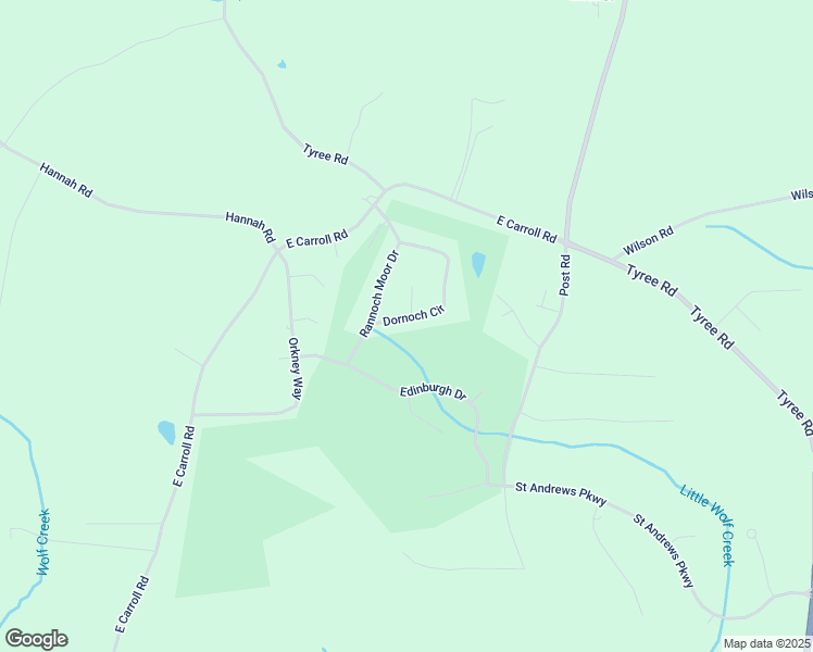 map of restaurants, bars, coffee shops, grocery stores, and more near 9013 Dornoch Circle in Douglas County