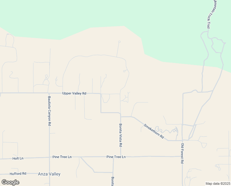 map of restaurants, bars, coffee shops, grocery stores, and more near 55480 Scrub Oak Road in Anza