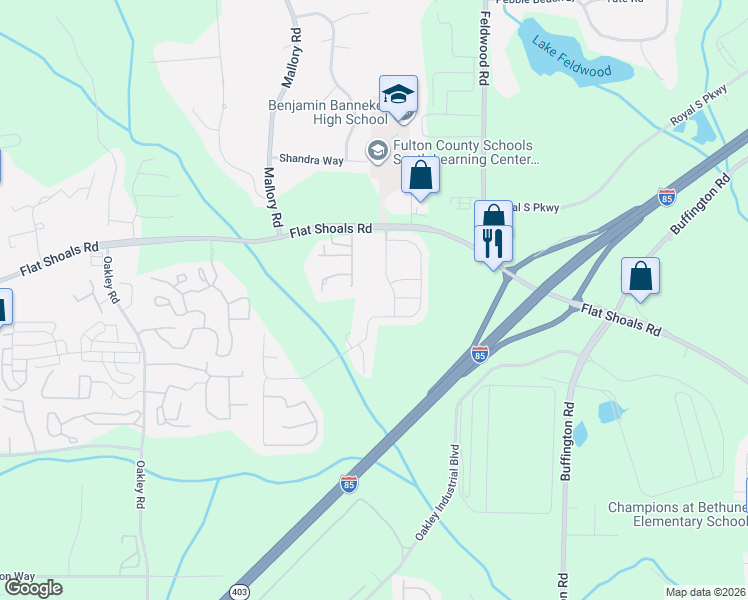 map of restaurants, bars, coffee shops, grocery stores, and more near 6252 Shenfield Lane in Union City
