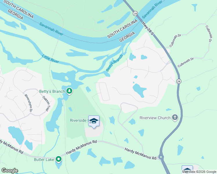 map of restaurants, bars, coffee shops, grocery stores, and more near 1350 Waterston Drive in Evans