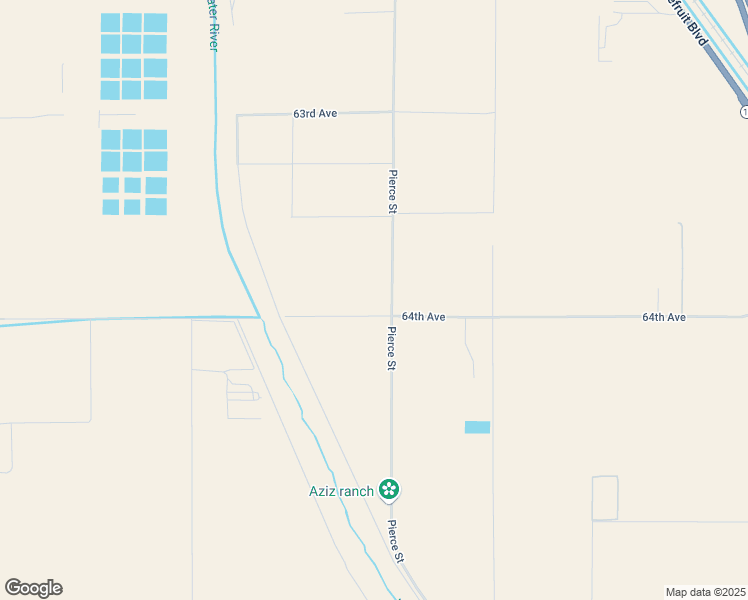 map of restaurants, bars, coffee shops, grocery stores, and more near 63583 Pierce Street in Thermal