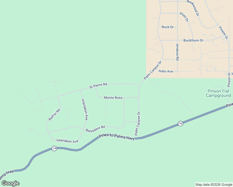 map of restaurants, bars, coffee shops, grocery stores, and more near Monte Rosa in Riverside County