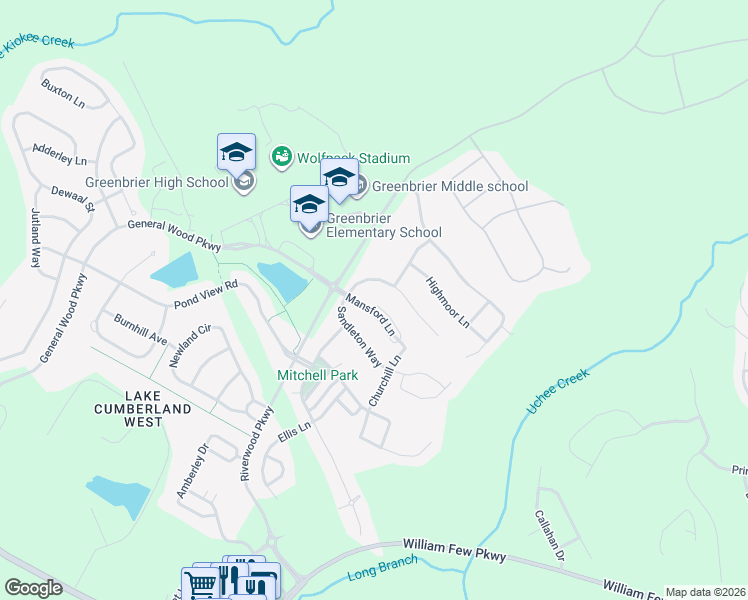 map of restaurants, bars, coffee shops, grocery stores, and more near 1003 Mansford Lane in Evans