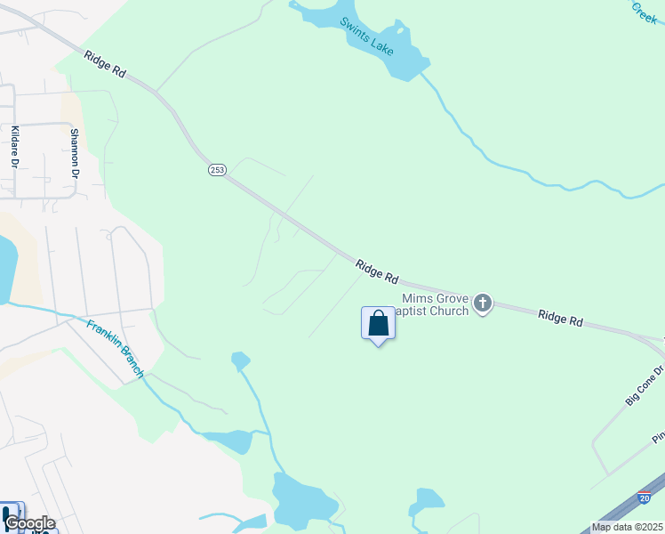 map of restaurants, bars, coffee shops, grocery stores, and more near 767 Ridge Road in North Augusta