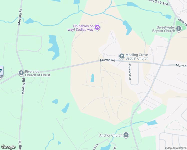 map of restaurants, bars, coffee shops, grocery stores, and more near 295 Murrah Road in North Augusta