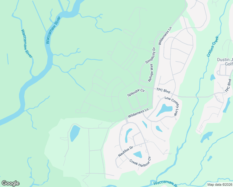 map of restaurants, bars, coffee shops, grocery stores, and more near 154 Blackwater Drive in Murrells Inlet