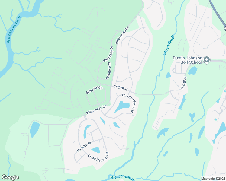 map of restaurants, bars, coffee shops, grocery stores, and more near 304 West End Court in Murrells Inlet
