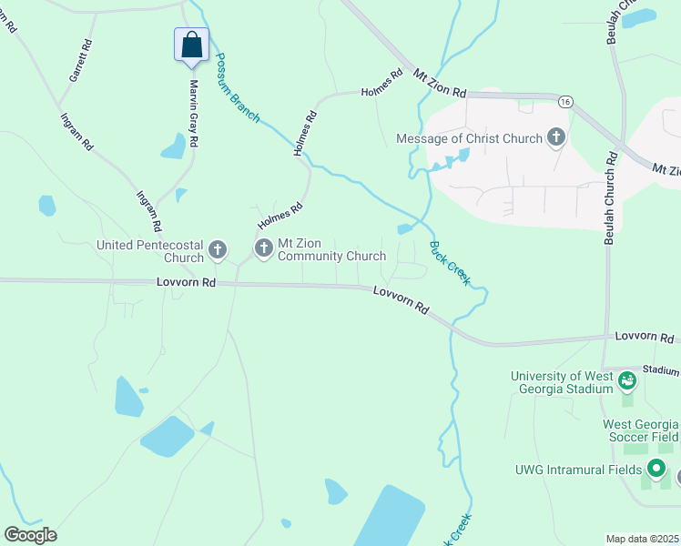 map of restaurants, bars, coffee shops, grocery stores, and more near 15 Gees Lane in Carrollton