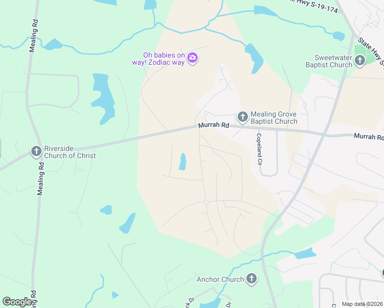 map of restaurants, bars, coffee shops, grocery stores, and more near 295 Murrah Road in North Augusta