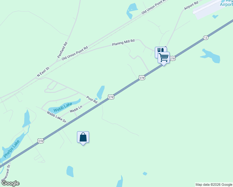 map of restaurants, bars, coffee shops, grocery stores, and more near 1891 Broad Street in Greensboro