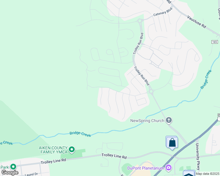 map of restaurants, bars, coffee shops, grocery stores, and more near 9166 Keagen Boulevard in Aiken