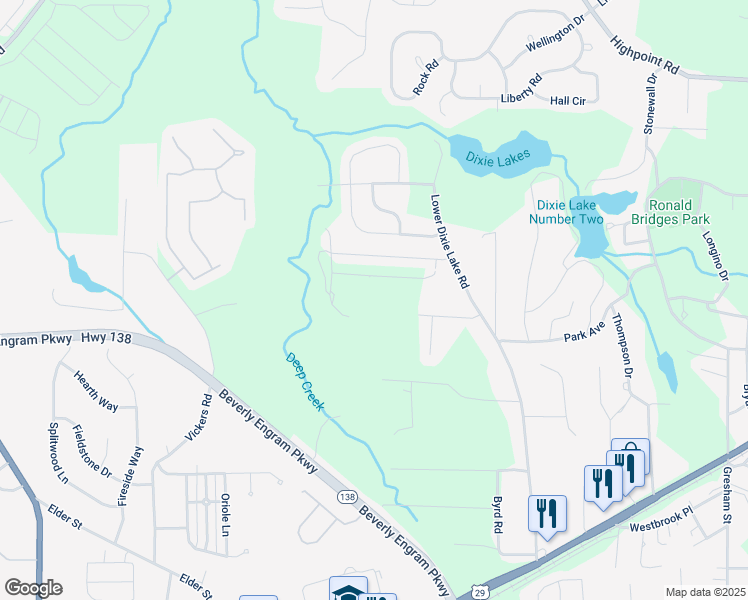 map of restaurants, bars, coffee shops, grocery stores, and more near Manor Hill Drive in Union City