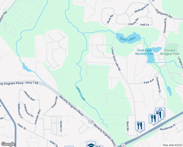 map of restaurants, bars, coffee shops, grocery stores, and more near Manor Hill Drive in Union City