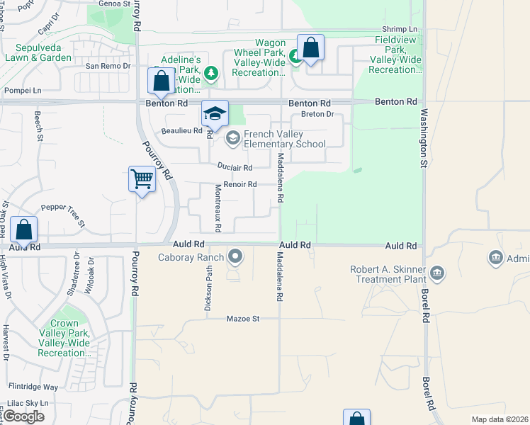 map of restaurants, bars, coffee shops, grocery stores, and more near 32458 Saint Martin Road in Winchester
