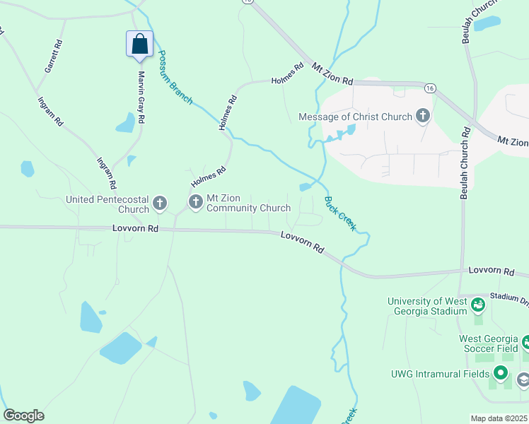 map of restaurants, bars, coffee shops, grocery stores, and more near 15 Gees Lane in Carrollton
