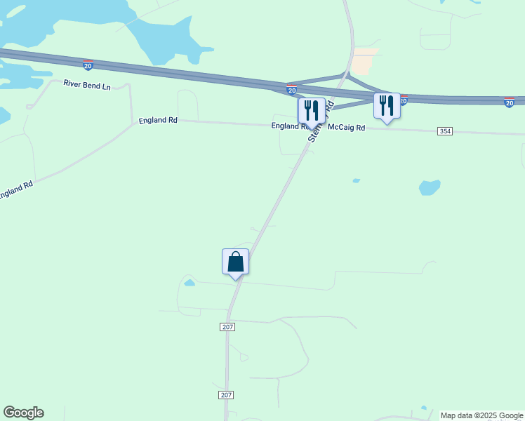 map of restaurants, bars, coffee shops, grocery stores, and more near 11805 Stemley Road in Lincoln