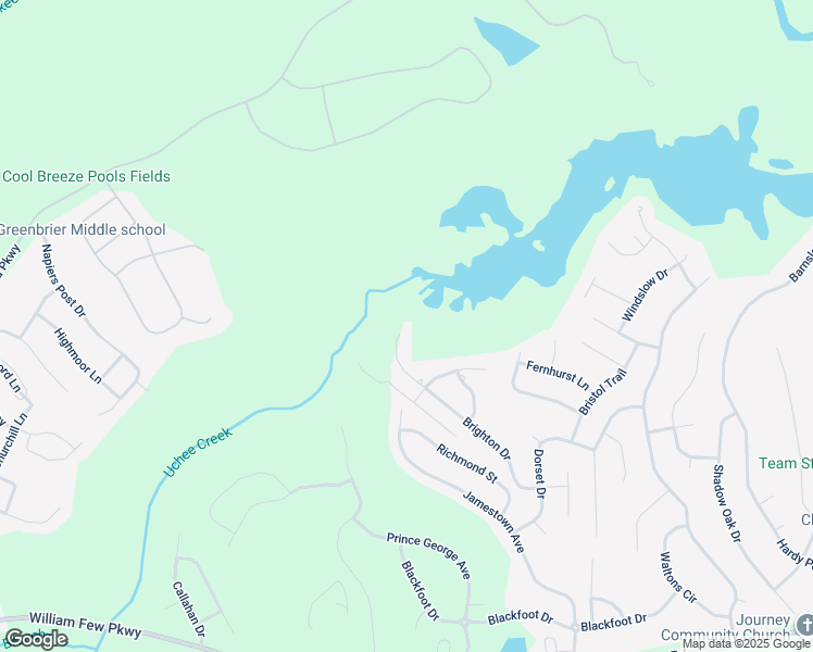 map of restaurants, bars, coffee shops, grocery stores, and more near 1164 Brighton Drive in Evans