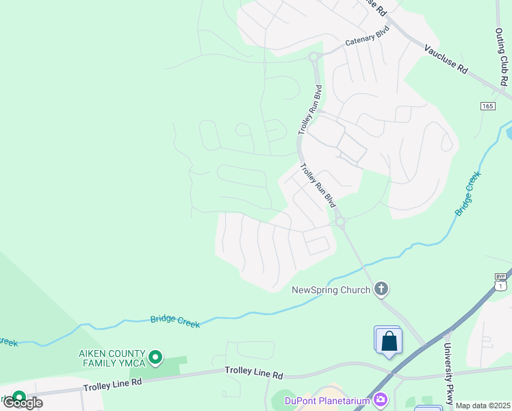map of restaurants, bars, coffee shops, grocery stores, and more near 312 Anmore Court in Aiken