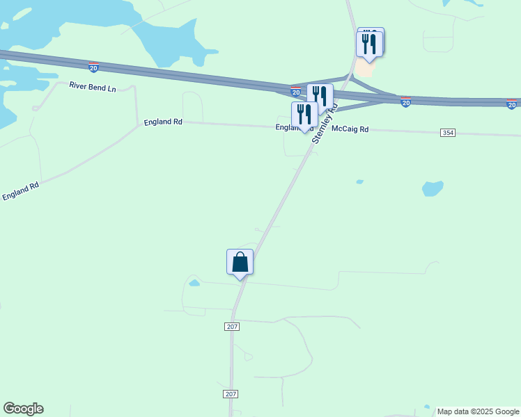 map of restaurants, bars, coffee shops, grocery stores, and more near 11805 Stemley Road in Lincoln