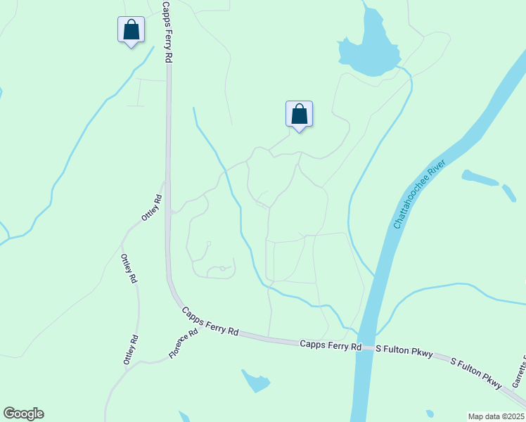 map of restaurants, bars, coffee shops, grocery stores, and more near 7128 Lunker Lake Drive in Douglasville