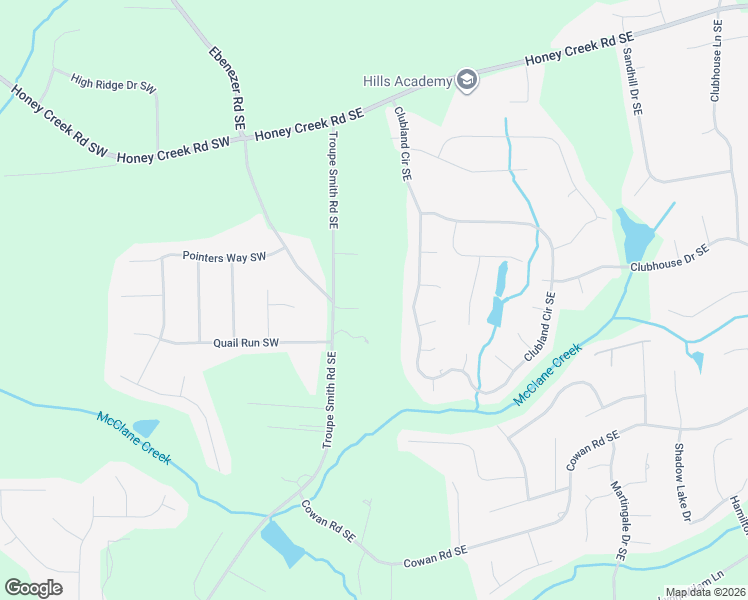 map of restaurants, bars, coffee shops, grocery stores, and more near in Conyers