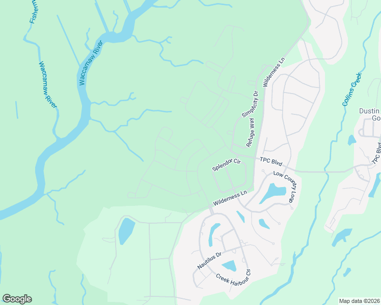 map of restaurants, bars, coffee shops, grocery stores, and more near 4047 McKinney Drive in Murrells Inlet