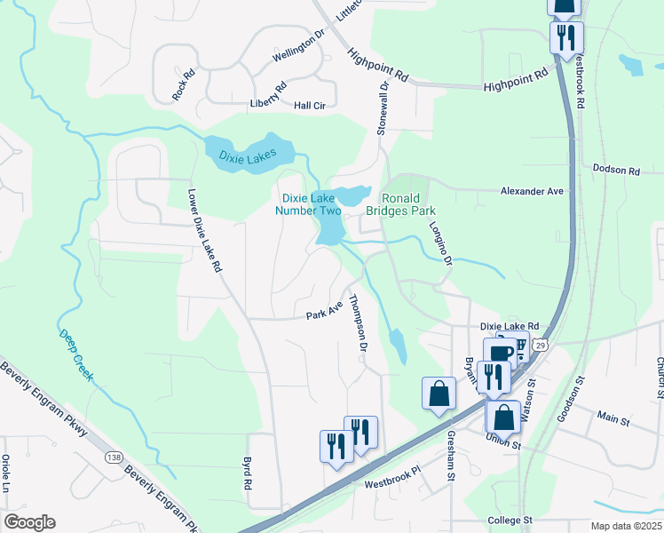 map of restaurants, bars, coffee shops, grocery stores, and more near 5644 Lakeside Drive in Union City