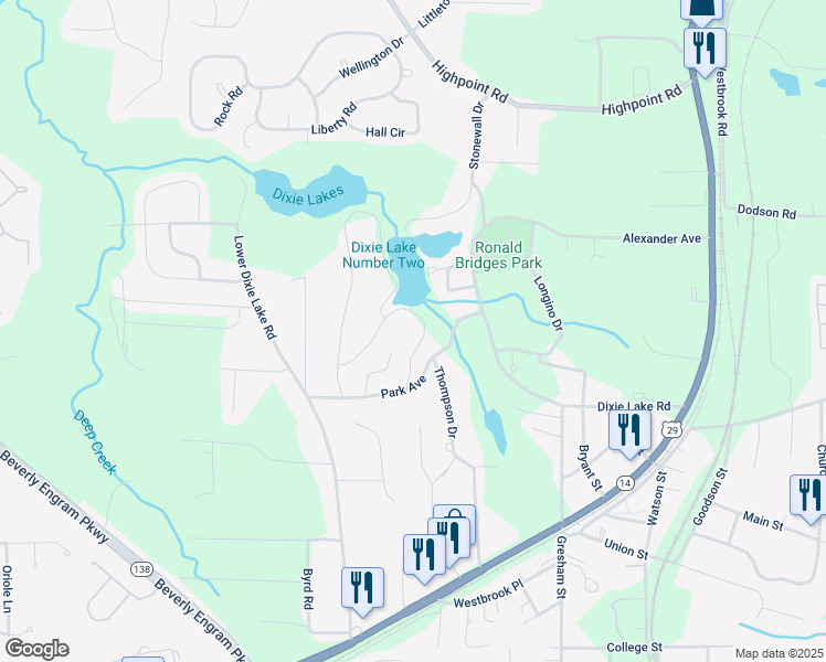 map of restaurants, bars, coffee shops, grocery stores, and more near 5644 Lakeside Drive in Union City