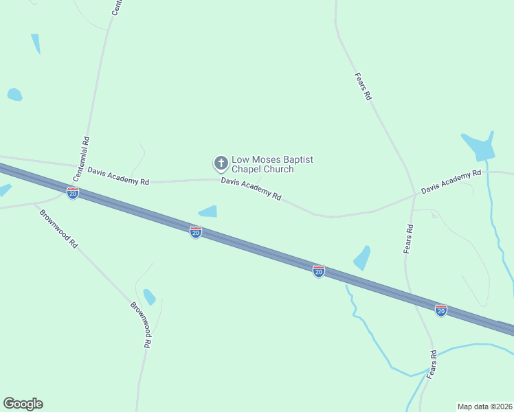 map of restaurants, bars, coffee shops, grocery stores, and more near 3160 Davis Academy Road in Rutledge