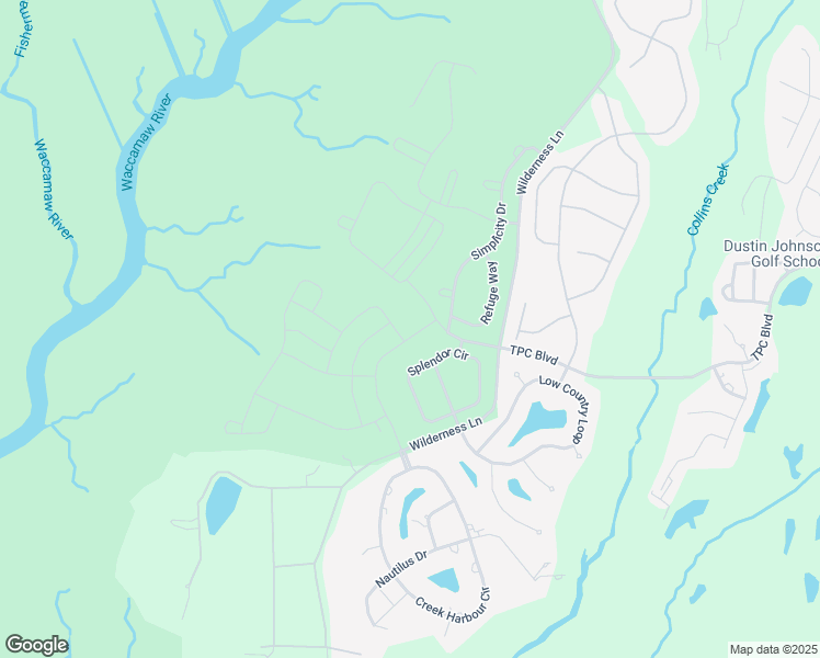 map of restaurants, bars, coffee shops, grocery stores, and more near 4010 McKinney Drive in Murrells Inlet