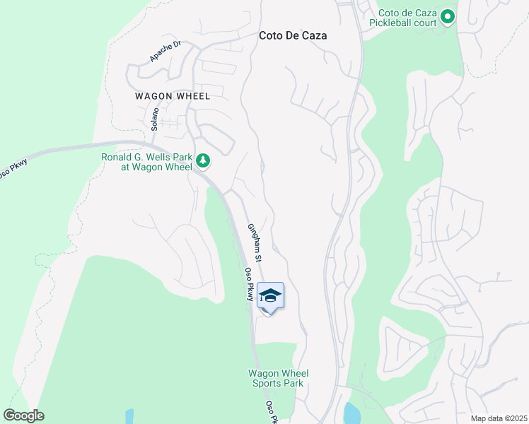 map of restaurants, bars, coffee shops, grocery stores, and more near 1 Prospector Court in Coto de Caza