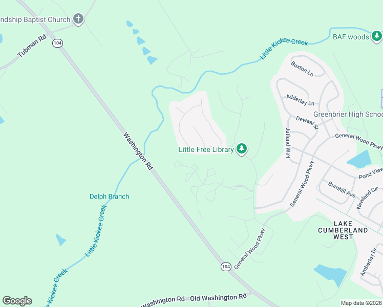 map of restaurants, bars, coffee shops, grocery stores, and more near 416 Kirkwood Drive in Evans