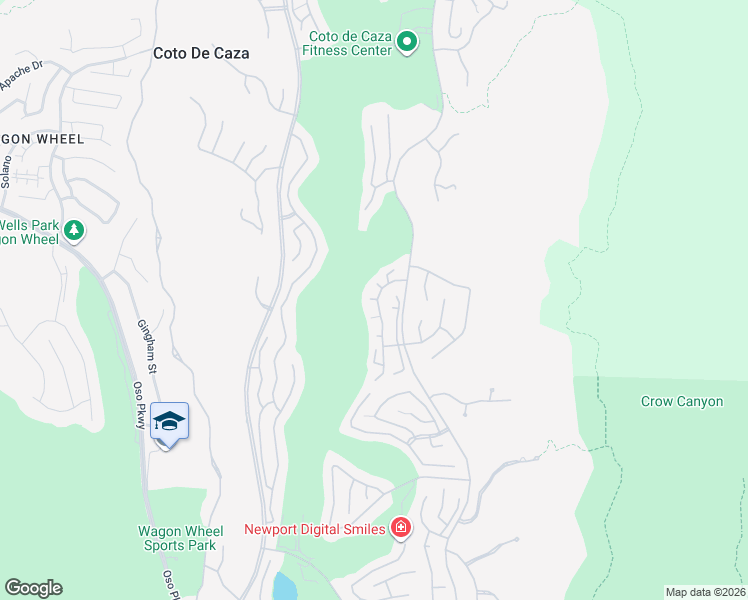 map of restaurants, bars, coffee shops, grocery stores, and more near 7 Rockrose Court in Coto de Caza