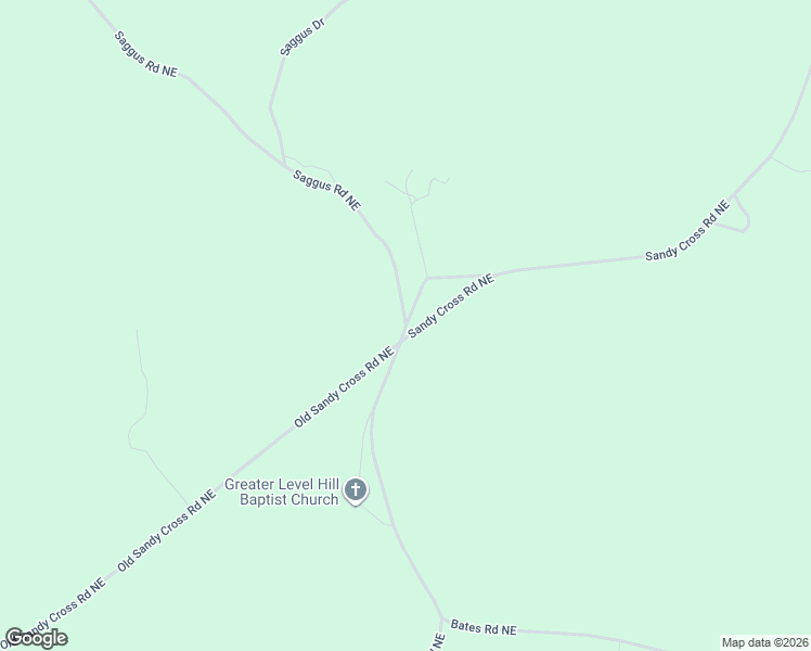 map of restaurants, bars, coffee shops, grocery stores, and more near 1273 Saggus Road Northeast in Crawfordville